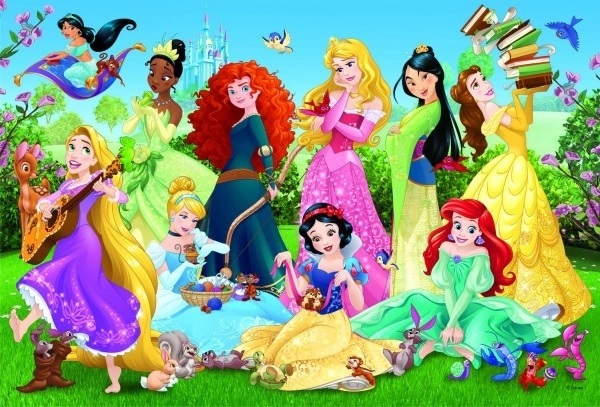 Charming Princesses 100-Piece Puzzle