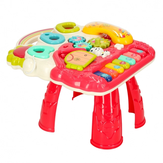 Interactive Baby Walker with Activity Table 4-in-1