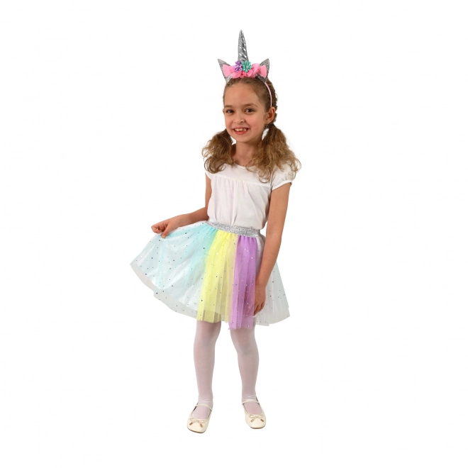 Unicorn Tutu Skirt and Headband for Girls