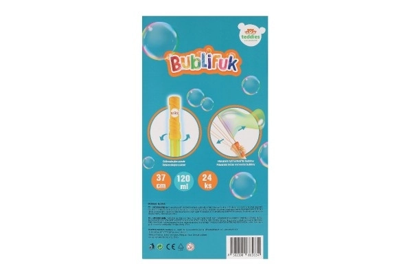 Bubble Wand 120 ml 37 cm 2 Colors 24pcs Box