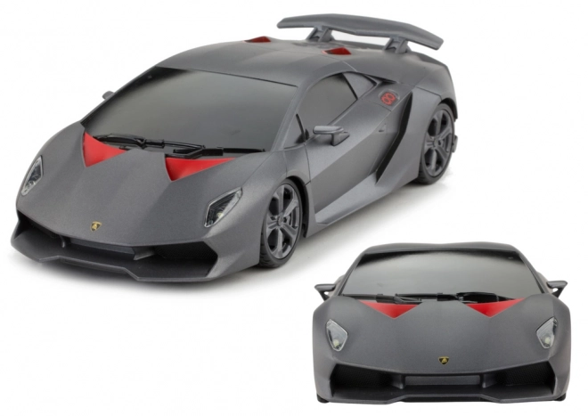 remote control sports car lamborghini sesto elemento gray 1:18