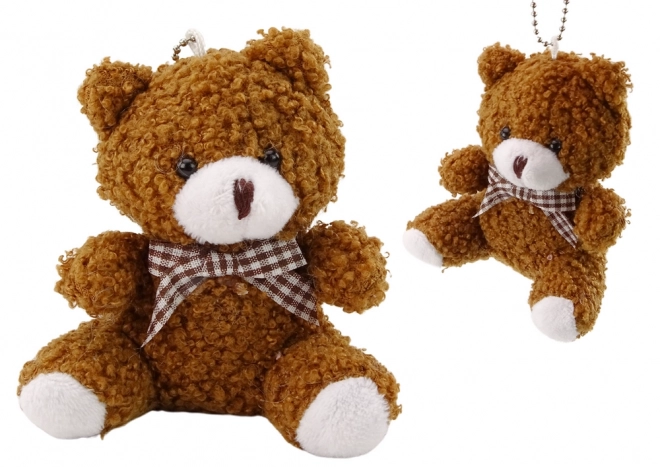 Plush Brown Small Teddy Bear Keychain