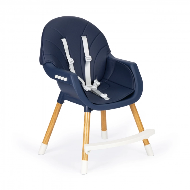 2-in-1 Feeding Chair Dark Blue