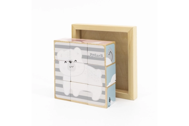 Wooden Animal Puzzle Blocks