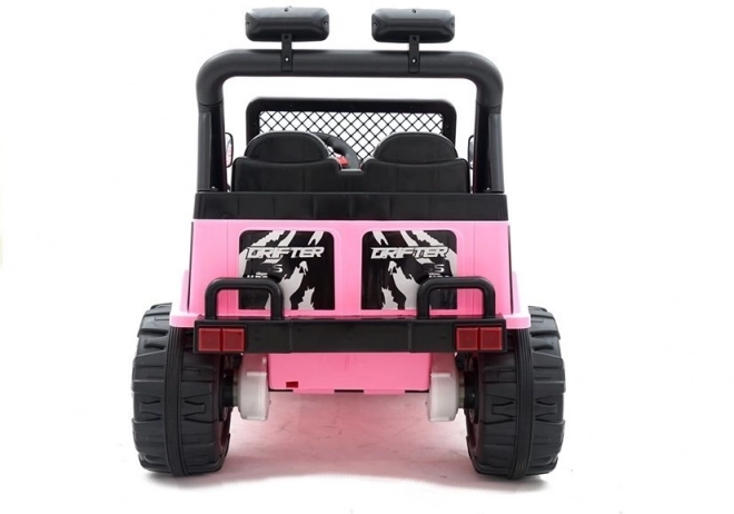 Pink Battery-Powered Car for Kids