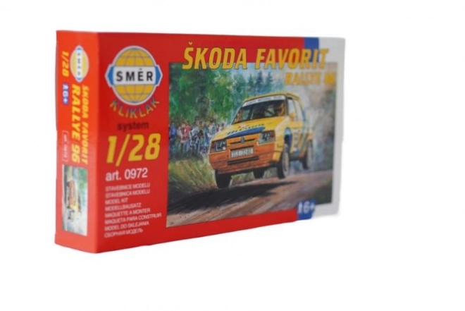 Skoda Favorit Rallye 96 Model Kit 1:28