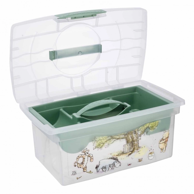 Travel Organizer Box with Compartment Winnie Green