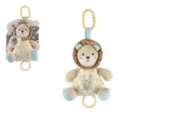 Musical Plush Lion Rattle Toy for Babies