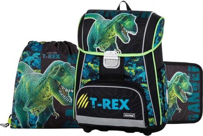 School Set with Dinosaur Backpack