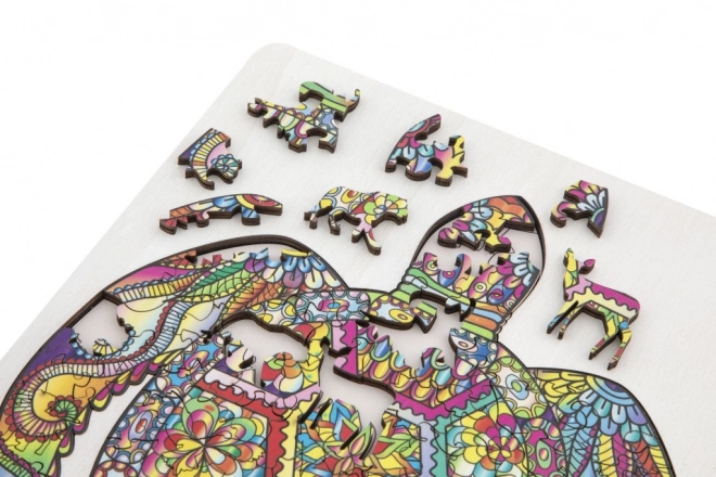 Moxy Contour Puzzle Turtle 130 Pieces