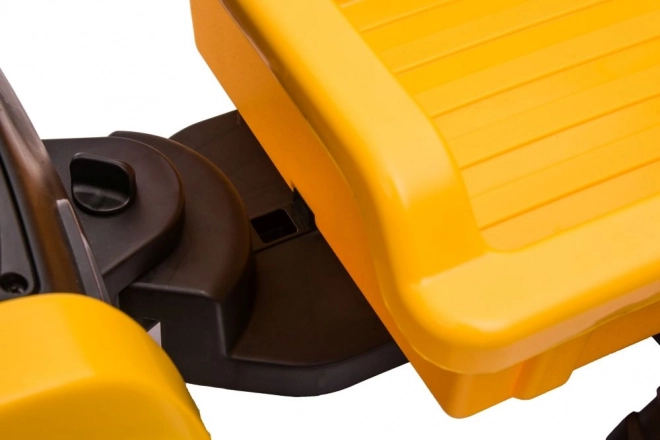 Elektrischer Traktor mit Schaufel Gelb
