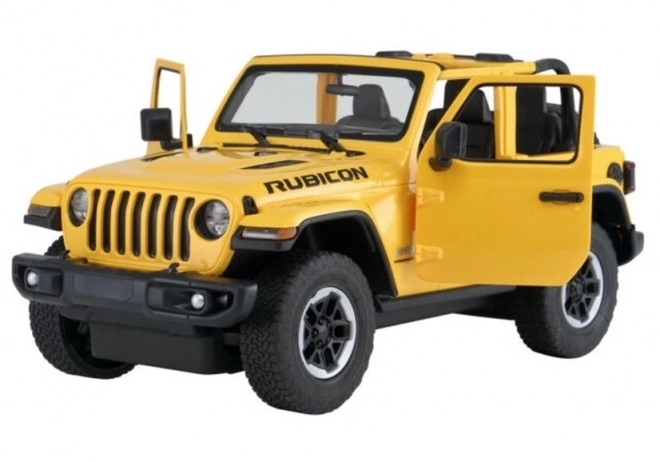 Autó R/C Jeep Wrangler Rubicon 1:14 Rastar – Sárga