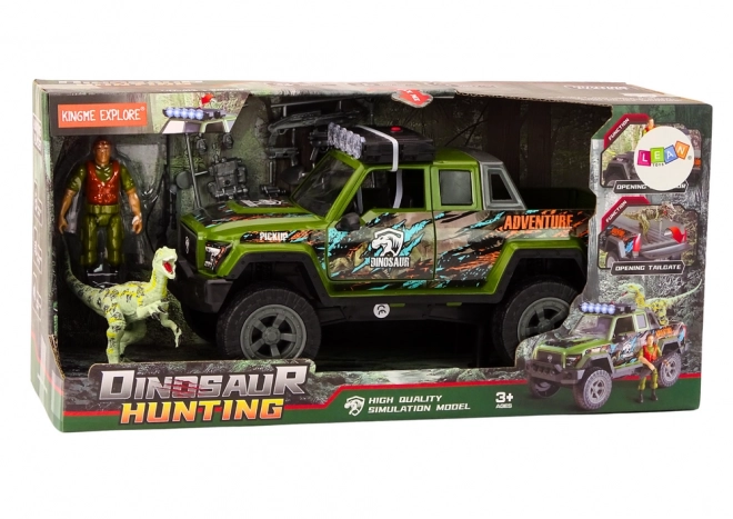 Hunting Adventure Off-Road Vehicle with Dinosaur