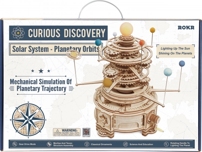 Rokr 3D Wooden Puzzle Solar System Orrery