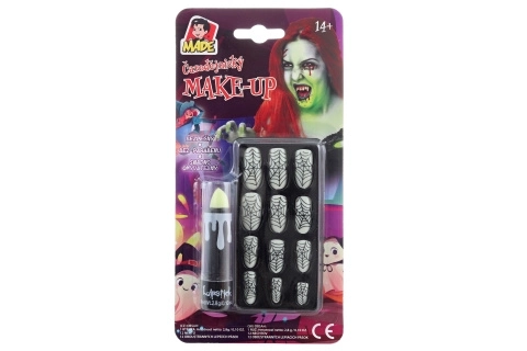 Halloween Accessory - Glow Lipstick and Nails