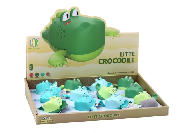 Wind-up Bath Toy Floating Crocodile