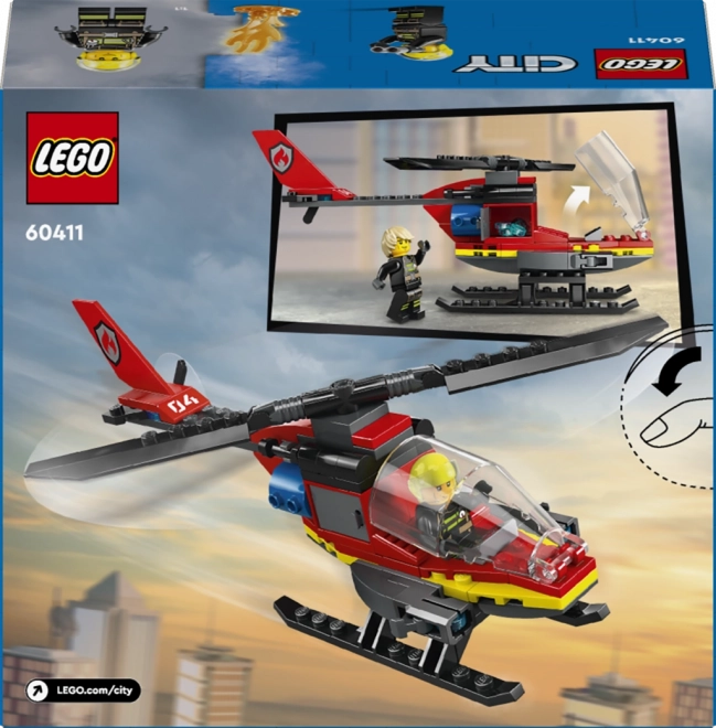 Fire Rescue Helicopter Set