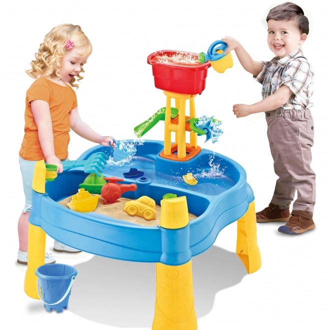 Fun with water and sand