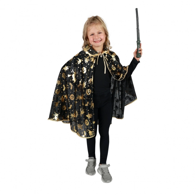 Wizard's Golden Decor Children's Cloak