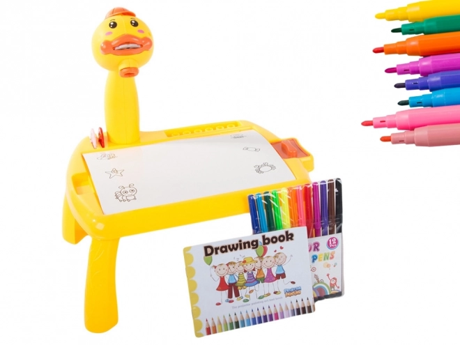 Children's Drawing Projector Table Set