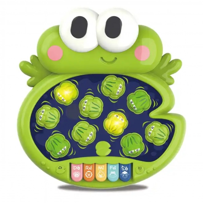 Woopie interactive frog hammer game for infants