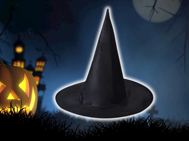 Halloween Witch Costume Hat Black