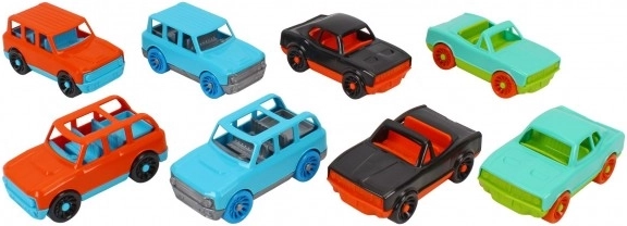 Macchinina di plastica 10 cm a movimento libero