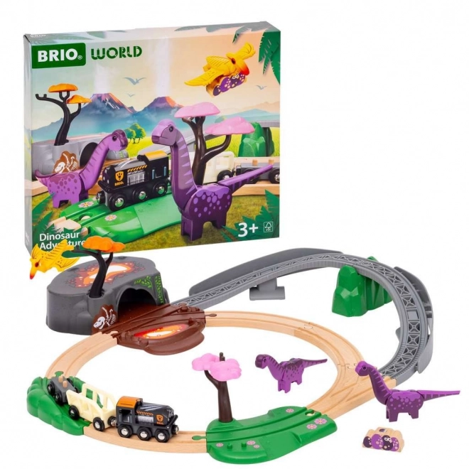 Dino Adventure Train Set