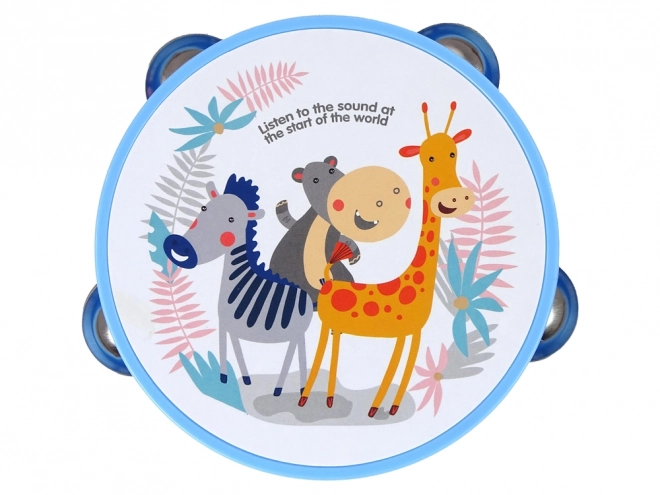 Musical Animal Tambourine for Kids