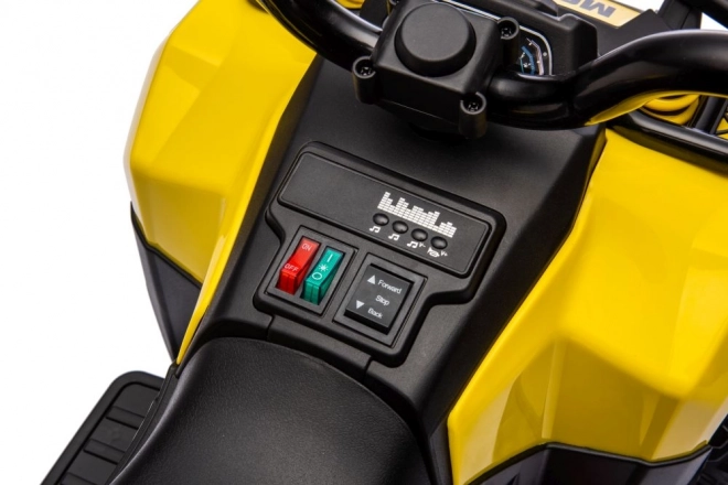 Quad elettrico per bambini giallo