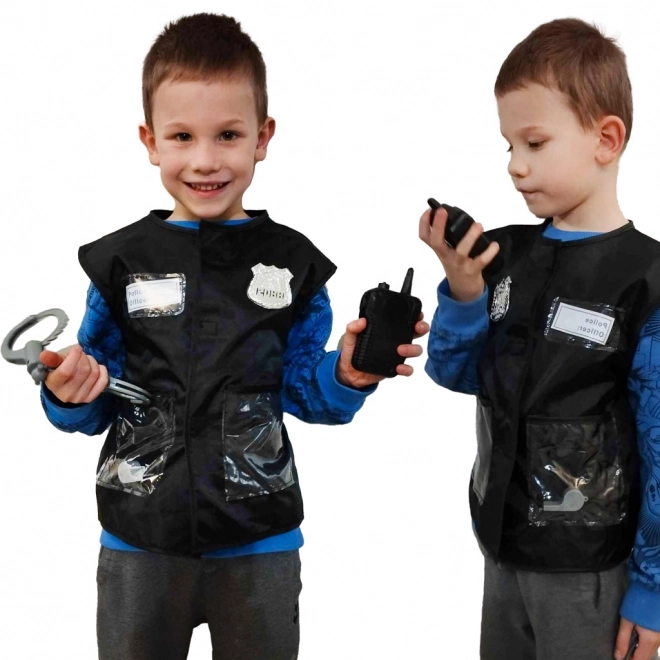 Police Officer Carnival Costume for Kids