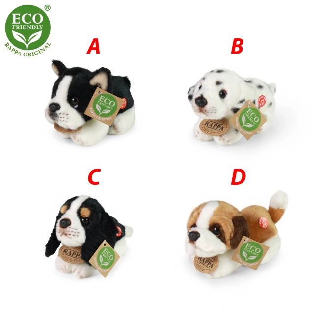 Lying Plush Dog with Sound Eco-friendly