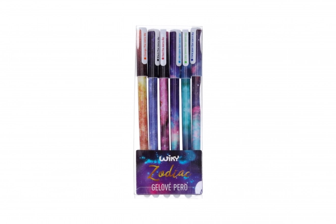 Gel pen set 6 pcs - Zodiac