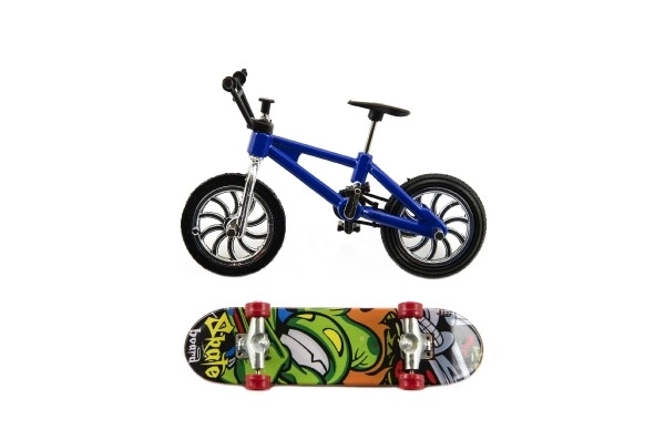 Freestyle Finger BMX and Skateboard Toy Set