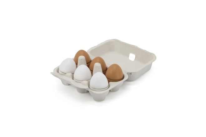 Wooden Toy Eggs Set