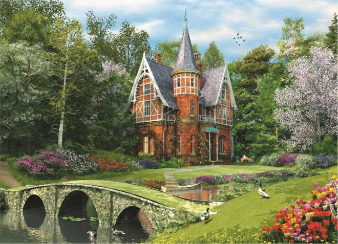 Wood Craft Origin Victorian House Puzzle 1000 Pieces