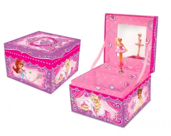 Music Box with Drawer - Princesses