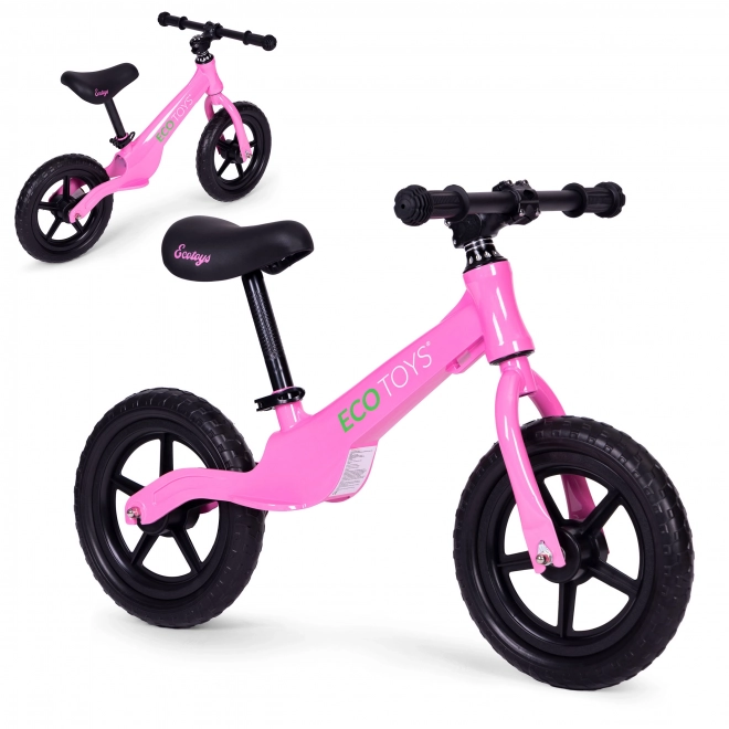 Children's Balance Bike by Ecotoys, Pink