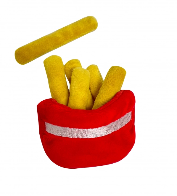 Plush Fast Food Basket Toy Set