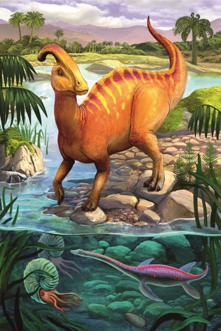 Trefl Puzzle Amazing Dinosaurs Parasaurolophus 54 Pieces