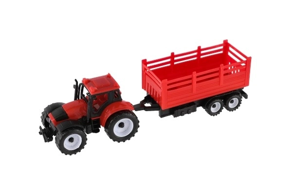 Tractor with Trailer Toy - Plastic Model