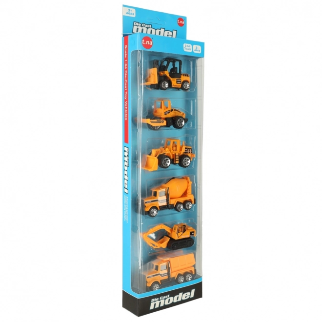 Construction Machinery 6-Piece Vehicle Set