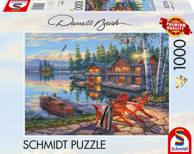 Schmidt Jigsaw Puzzle Loon Lake Shore, New York