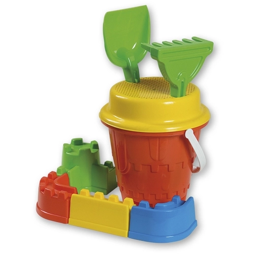 Androni Sand Set Castle with Walls - Medium, Red