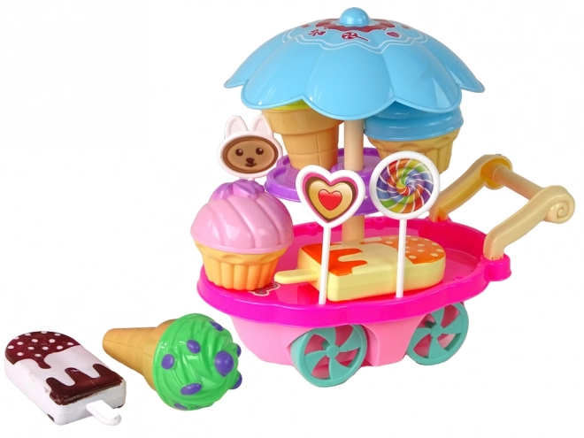 Sweet Treats Playset with Cart and Ice Cream Stand