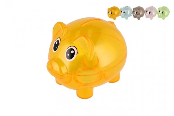 Transparent Piggy Bank 10cm