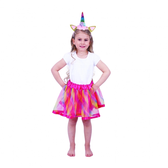 Unicorn Tutu Skirt and Headband Set for Girls