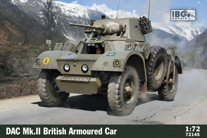 British Armoured Car Model DAC Mk.II 1/72