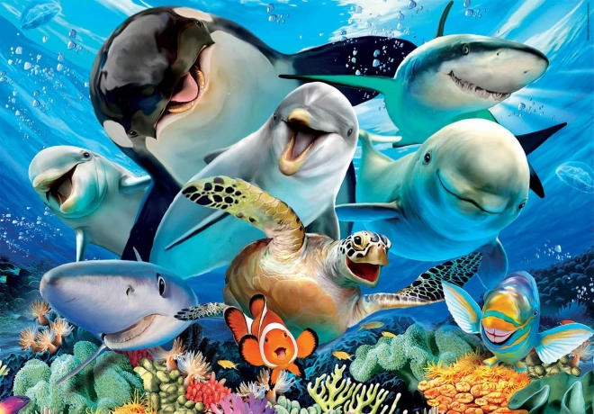 Educa Underwater Selfie Puzzle 100 Pieces