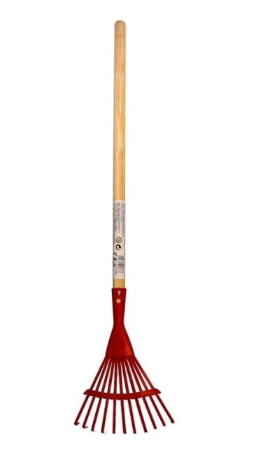 Metal head and wooden handle